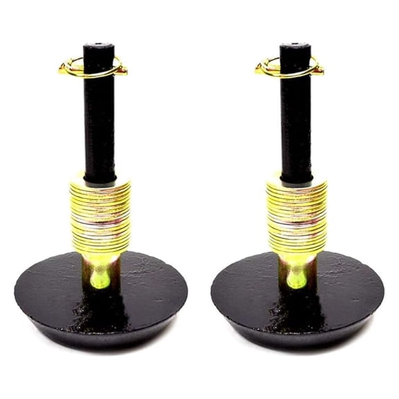 (2 Snow Plow Shoes Skid Foot Assemblies fits Western 49067 49071 Meyer Snow