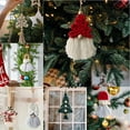 thumbnail image 3 of Regalo bohemio, decoración del hogar de Navidad, pequeño adorno de Papá Noel, decoraciones navideñas de macramé, 3 of 4