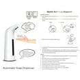 thumbnail image 3 of Automatic Soap Dispenser Touchless Refill Soaps Pump 400ml Battery Operated Waterproof Sensor Liquid Dispensers Bathroom Hotel Silver, 3 of 9