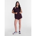 thumbnail image 2 of Avia Women's and Women's Plus Ribbed Ottoman Lounge Shorts, 4.25'' Inseam, Sizes XS-4X, 2 of 6