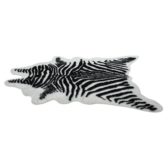 Clispeed Comfortable Anti Wear Zebra Print Floor Cushion and Decorative Mat