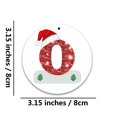 thumbnail image 4 of Birdeem Christmas Alphabet Decorations Personalized for Gift Christmas Tree Hanging Ornament Diy Decorations, 4 of 10