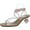 Light Pink Smooth, variant on Womens Chedel Faux Leather Square Toe Heels