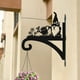 thumbnail image 4 of Yhmxh Organizadores y almacenamiento Candelabro de metal para patio exterior, soporte de suspensión para balcón, cesta de flores de hierro, cesta colgante, gancho para jaula de pájaros, 4 of 5