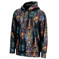 thumbnail image 2 of Men's ProSphere Black Wyatt Sicks Allover Print Pullover Hoodie, 2 of 3