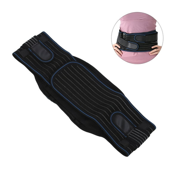 Lower Back Support, Double Layers Widely Easy Operation Back Support Belt Vertical Bracing for Cycling