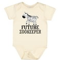 thumbnail image 3 of Inktastic Future Zookeeper Zoo Animals Boys or Girls Baby Bodysuit, 3 of 5