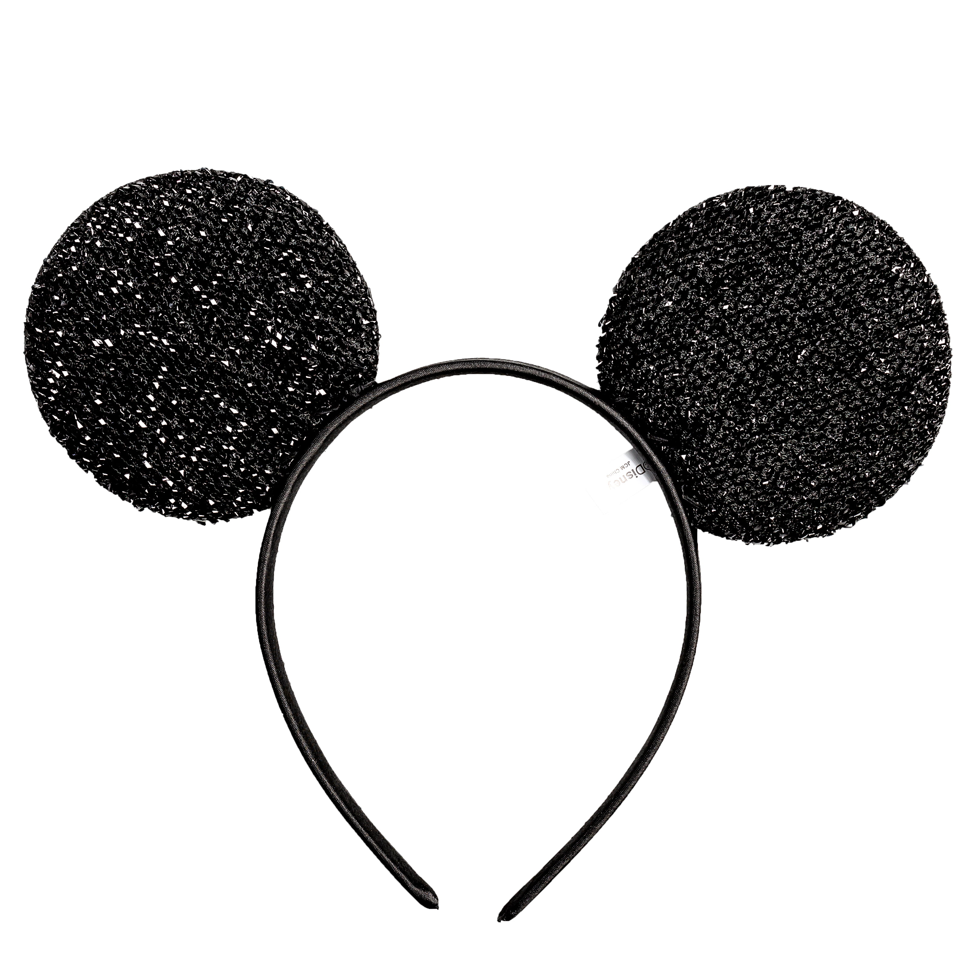 24 Mickey Mouse Ears Black Sequin Headband for Boys and Girls Birthday/Disney 