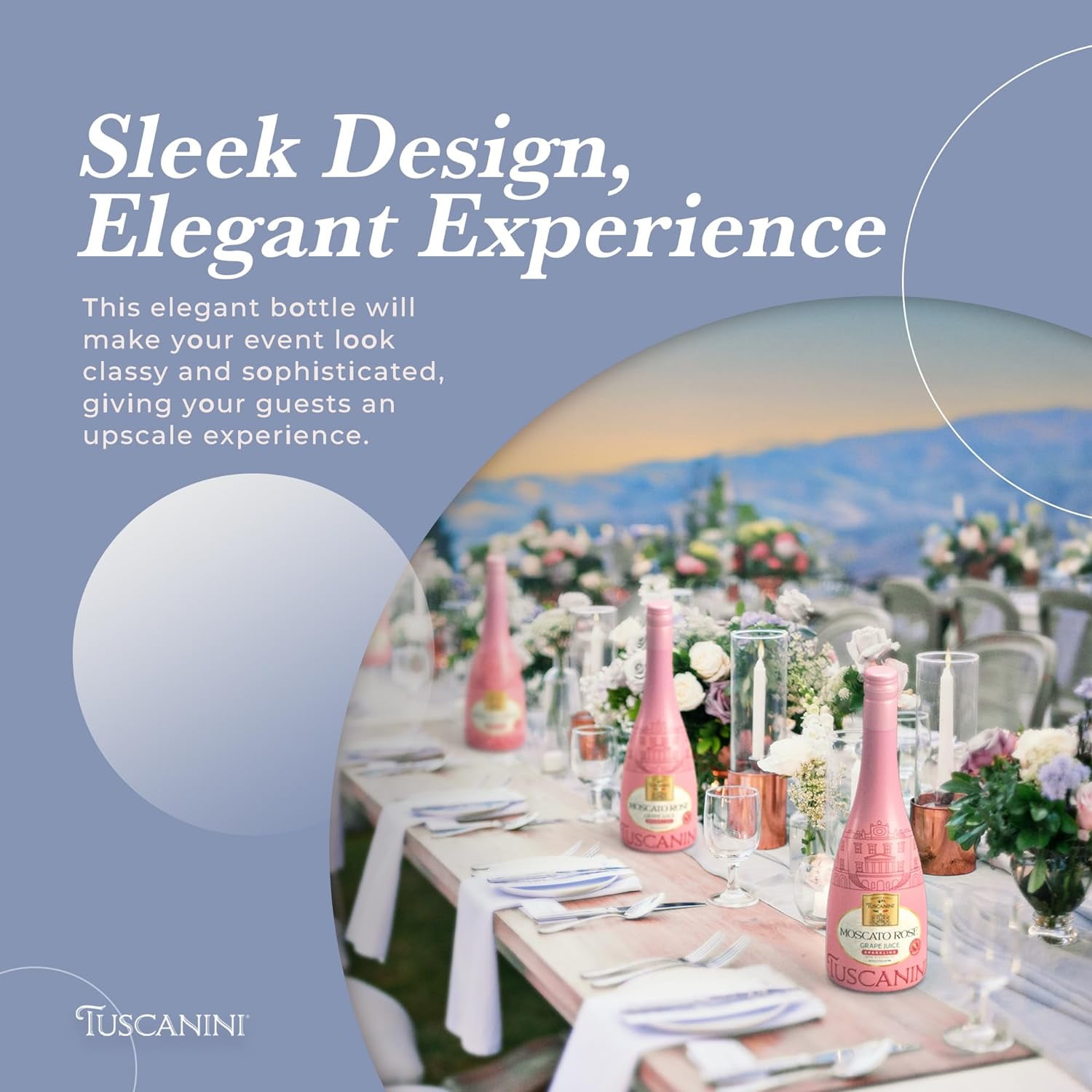 (Pack Of 6) Tuscanini Rose Sparkling Tuscanini 25.3 Fo