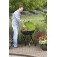 thumbnail image 3 of Americana Walk-A-Bout Charcoal "Original Square Grill"-100% Pre-Assembled Portable Steel, Green, 3 of 6