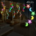 thumbnail image 6 of LINLIN Solar Wind Chimes Color Changing Lights Outdoor for Mom Grandma Women Wife Aunt Sister, Unique Mobile Wind Chime, Mothers Day Yard Decor, 6 of 7