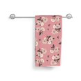 thumbnail image 3 of KLL Rose Flowers Ultra Absorbent & Soft Hand Towels for Bath, Hand, Face, Gym and Spa-27.5x16in, 3 of 7