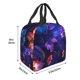thumbnail image 3 of Easygdp Magic Colorful Forest Leaves Bolsa Térmica Premium - Tela Oxford Impermeable, Gran Capacidad, Bolsillo Frontal, Unisex para Trabajo, Escuela, Actividades al Aire Libre y Picnics, 3 of 8