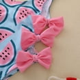 thumbnail image 6 of Bathing Suit for Girls One Piece Toddler Swimsuit Girl 3T, Girls Summer Floral Print Swimsuit With Bow Back Detail Ruffle Bathing, 6 of 6