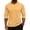 BH08_Yellow, variant on Resicozy Mens Henley 3/4 Length Sleeve Shirts Soft Button Tees Casual Fashion Solid Color T-Shirts Army Green 2XL