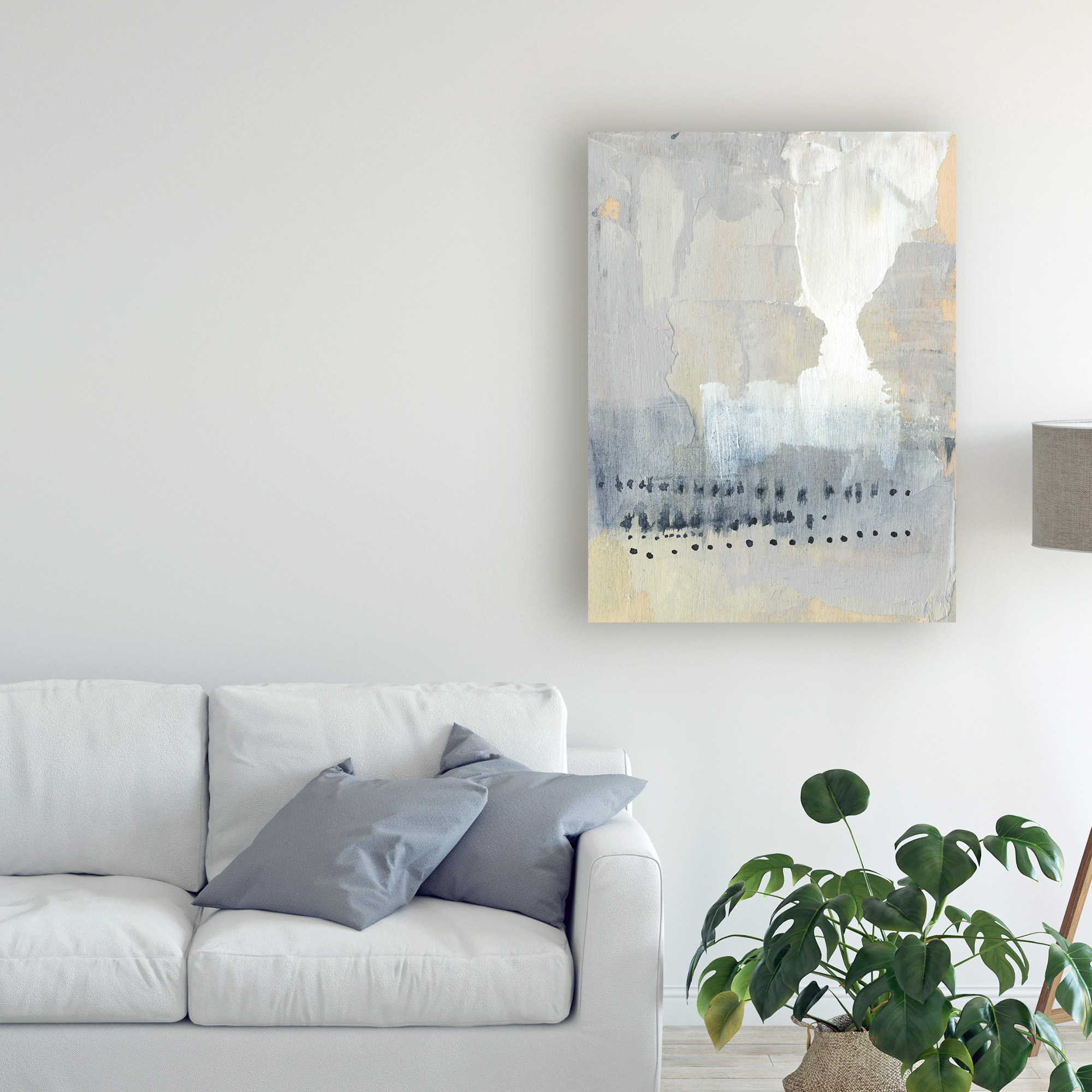 Trademark Fine Art 'Sentry Dots I' Canvas Art by Jennifer Goldberger
