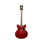D'Angelico Excel DC Semi-Hollow Electric Guitar - Cherry