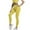 Yellow, variant on Utoimkio High Waisted Yoga Leggings for Women Summer Tummy Control Workout Athletic Running Yoga Pants for Women