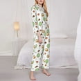 thumbnail image 2 of Bingfone Womens Pajama Sets Tree Squirrel Print,Long Sleeve Loungewear Pajamas Set-X-Large, 2 of 8