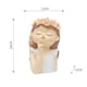 thumbnail image 3 of Maceta de resina con cara de niña, jarrón decorativo, escultura, centro de mesa Estilo B, 3 of 9