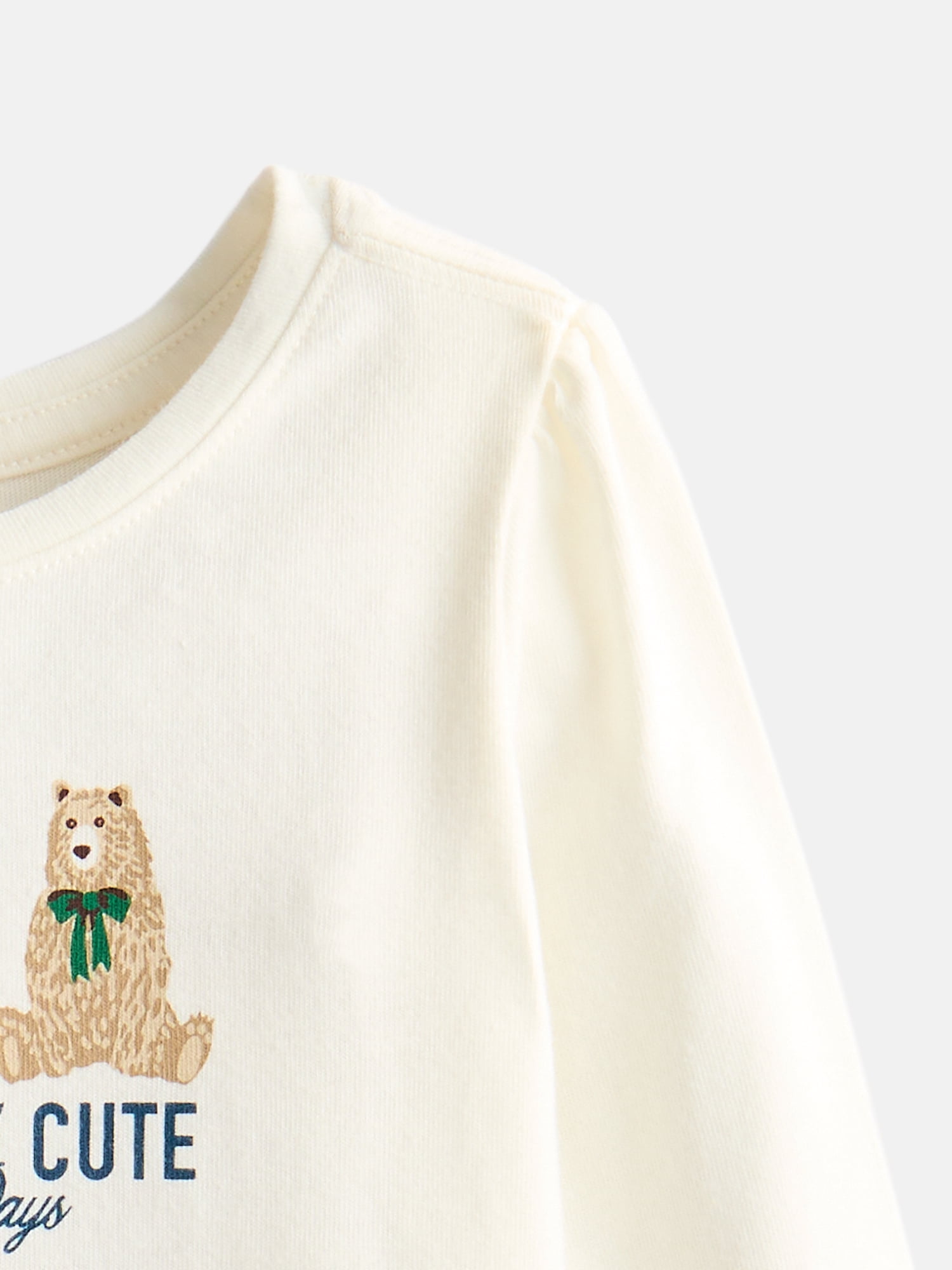 Wonder Nation Baby & Toddler Girls Tee with Long Sleeves, Sizes 0M-5T