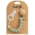 thumbnail image 1 of Clip para chupete Sweet Jill con cuentas de silicona y broche de madera de 23 cm, 1 of 5