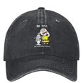 thumbnail image 2 of Gorra de béisbol informal de Peanuts Charlie Brown y Snoopy Gorra de camionero de primavera The World Will Adjust Gorras Gorras de béisbol unisex para adolescentes, 2 of 5