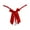 Red1, variant on Women's Cotton Underwear High Waist Fashion Women Underwear Cutout Pendant Pearl Beads Butterfly G String Thong Underpants