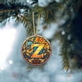 thumbnail image 2 of CuiLiyq 26 Initial Letter Window Pendant, Letter Ornaments for Christmas Tree Gifts, Cute Pendant Christmas Tree Pendant Ornaments (Acrylic, Letter-Z), 2 of 4