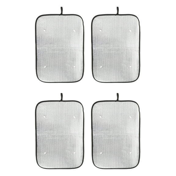 PBPBOX 4Pcs RV Window Shades Aluminum Foil Temperature Control For Long Distance Travel