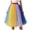 Pink, variant on COMVALUE Women's Tulle Skirt Tutu Skirt Asymmetrical Long Rainbow Colourful - Multilayer Ballet Underskirt for Carnival Fancy Dress Party Costume 80s Outfit Festive (Blue, One Size)