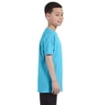 thumbnail image 3 of The Hanes Youth 61 oz Tagless T-Shirt - BLUE HORIZON - XS, 3 of 4