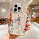 thumbnail image 1 of Funda de flores de estrellas brillantes para Iphone 14 13 12 11 Pro XS Max Mini X XR 7 8 Plus SE2, funda de Tpu suave transparente ultrafina Tan Jianjun unisex, 1 of 2