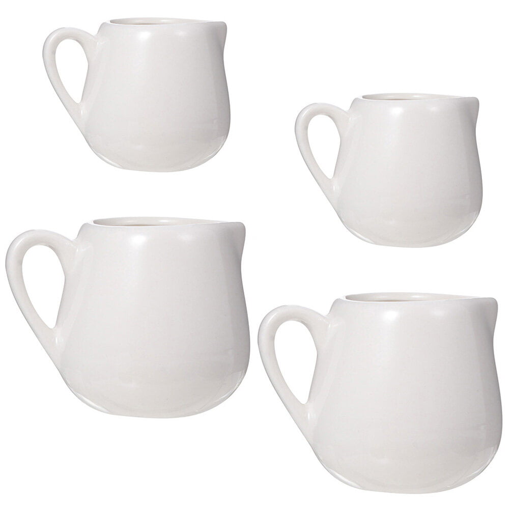 Classic White Ceramic Milk Jug Kettle Small Milk Jug Luxury