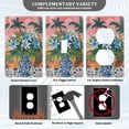 thumbnail image 3 of Yayeee Blank Wall Plate Cover 1-Gang 4.5"x2.7" Home Unused Decorative Outlet, Blue Flowers, 3 of 7