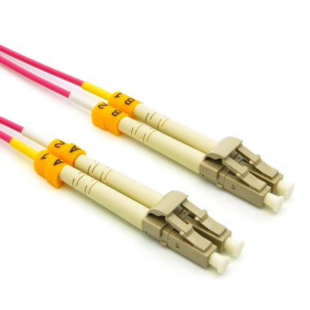 25 Meter LC/LC 40/100G Multi-Mode Duplex OM4 50/125 Fiber Optic Cable
