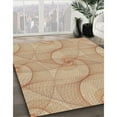 thumbnail image 2 of Ahgly Company Indoor Square Patterned Macaroni and Cheese Yellow Area Rugs, 7' Square, 2 of 6