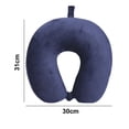 thumbnail image 2 of Soft Elastic U-Shaped Travel Pillow Neck Support Cushion, 2 of 5