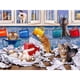 thumbnail image 1 of Kit de pintura por números, lienzo de gato travieso DIY, cuadro de arte al óleo, decoración de pared para el hogar Hugtrwg Para estrenar, 1 of 9
