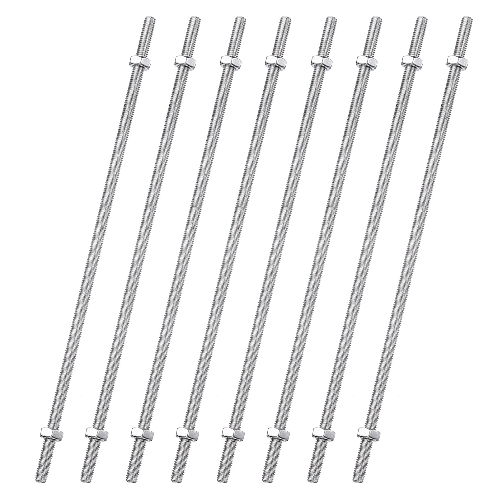 Smartsails 3/8-16 Stainless Steel Hex Nuts - 304 Grade, 25 Pack For Indoor & Outdoor Projects