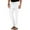 White, variant on AXXD Sweatpants For Men,Men's Drawstring Elastic Waist Solid Color Pocket Trousers Loose Movement Pants For Men