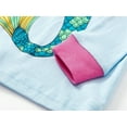 thumbnail image 5 of Popshion Toddler Girl Mermaid Long Sleeve and Pants Snug-Fit Pajamas, 2-Piece, Size 6 Years, 5 of 7