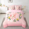 thumbnail image 2 of Homewish Cute Cartoon Axolotl Twin Bedding Sets 7-Piece, Dreamy Cherry Blossoms Bedding Comforter Set, Dreamy Princess Style Reversible Sheet Sets, Lightweight Room Decor, 2 of 7