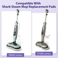 thumbnail image 2 of 12 Pack S8001 S8201 S8000 S7001 Steam and Scrub Mop Pads for Shark S8001 S8201 S8000 S7001 S7201 S7005 S7000AMZ S7000 S7001TGT S7020 Steam & Scrub Steam Mop, Multicolor, 2 of 7