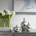 thumbnail image 2 of Madison Park Signature Ensemble de Vases en Céramique Transitionnels 3 Pcs en Argent, 2 of 3