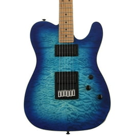 ギター SCHECTER DAMIEN PLATINUM-6FR Schecter Damien Platinum 6 FR - Satin Black | Sweetwater