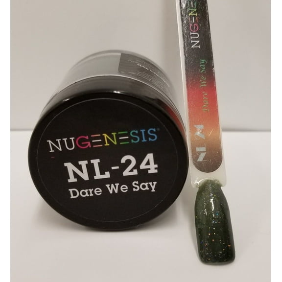 NUGENESIS Nail Color Dip Dipping Powder 1.5oz/jar - NL24 DARE WE SAY