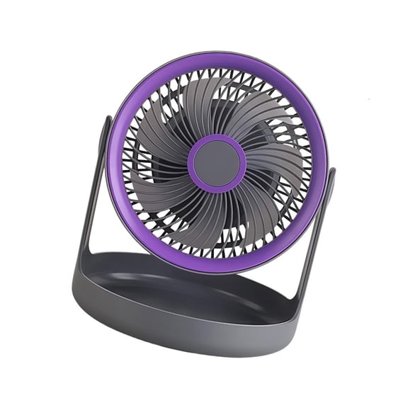 ZELVINN USB Rechargeable Cooling Fan 3 Speed Settings Quiet Home Desktop Fan Personally Cooling Tool Enduring