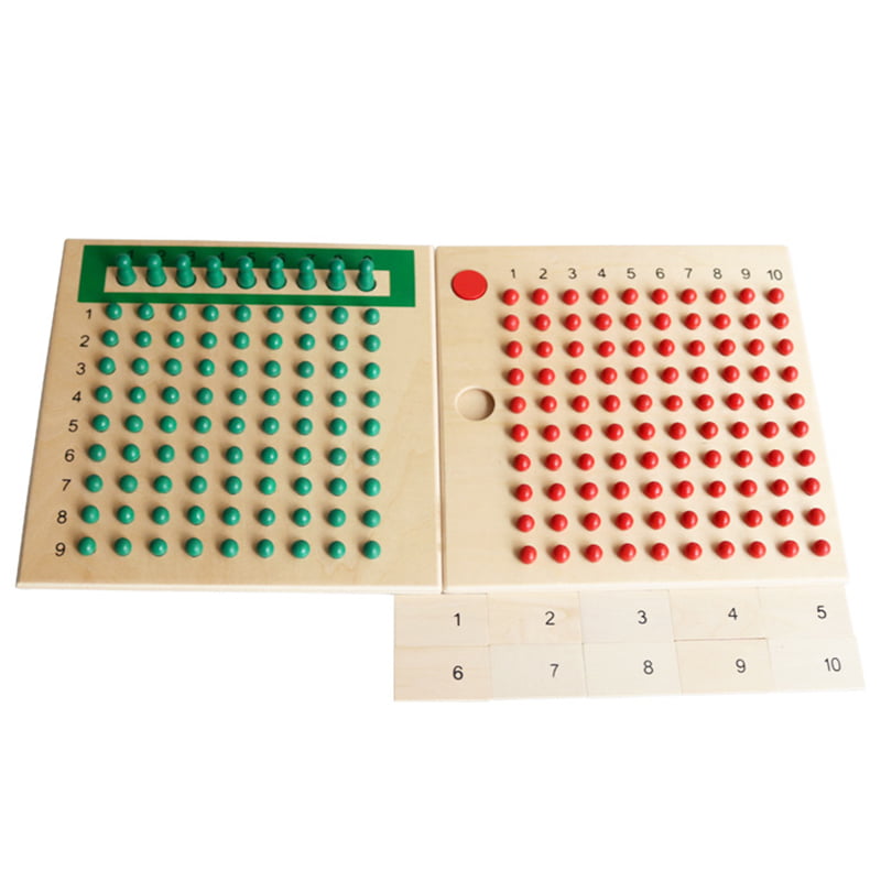 Details about   Multiplication Division Wooden Board Beads Educational Toys Teaching Aids 