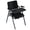 /Black_B, variant on Foldable Office Chair With Attached Desk Ergonomic Leather Stacking Conference Room Folding Chairs Office Guest Reception Meeting Chairs With Soft Seat Cushion For Office School